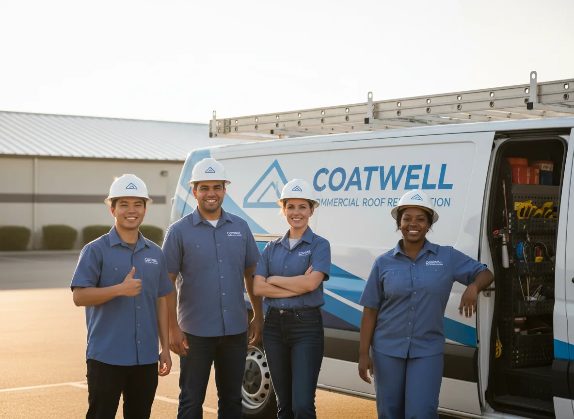 Commercial roof coating company in Stuart, OK